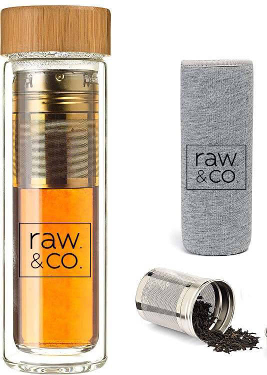 Raw Glass Infuser Bottle