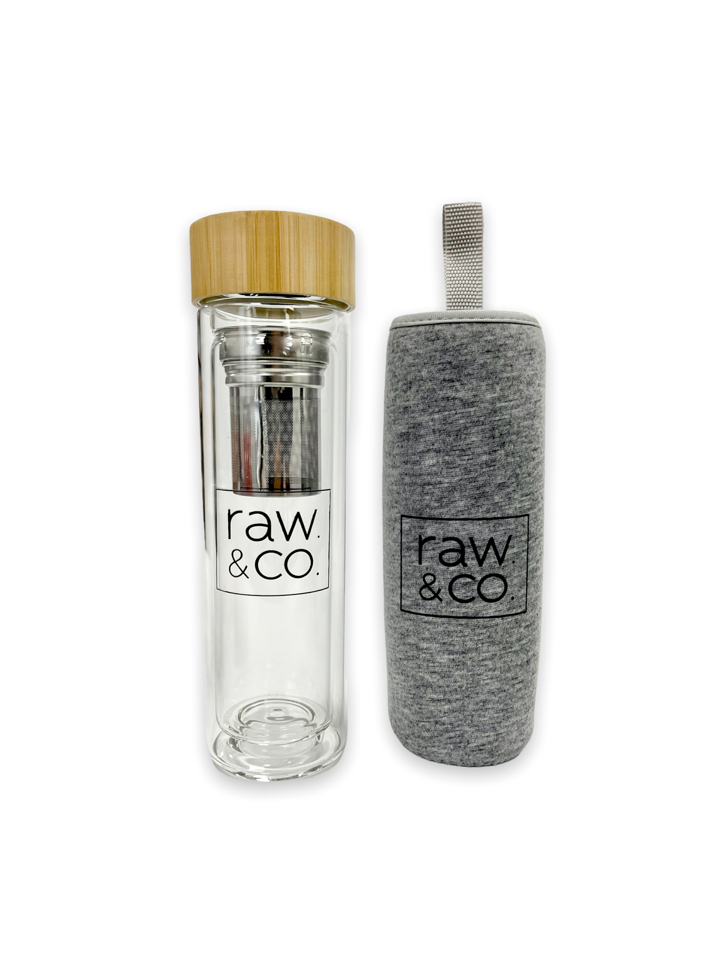 Raw Glass Infuser Bottle