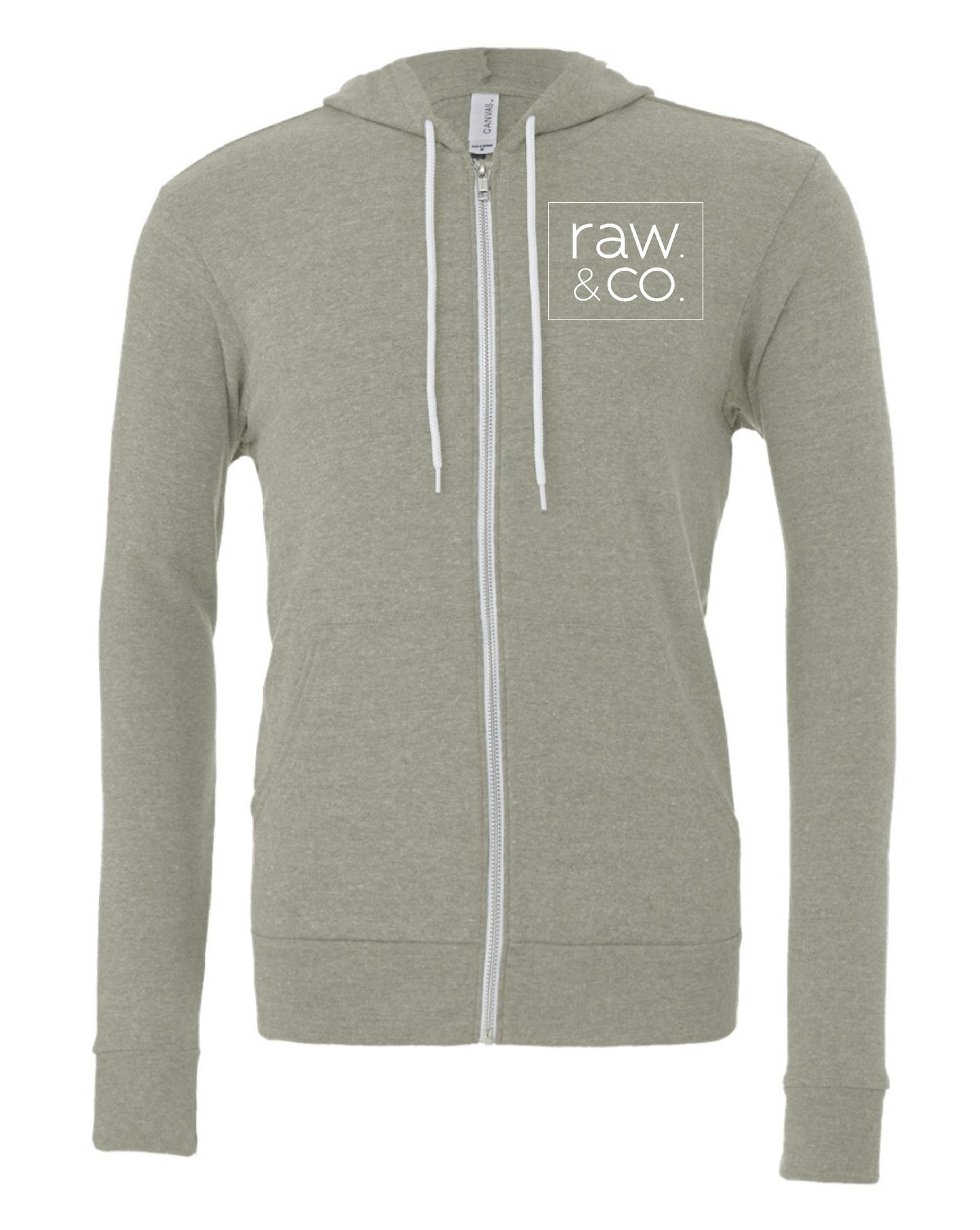 Raw. Full-Zip Sweatshirt