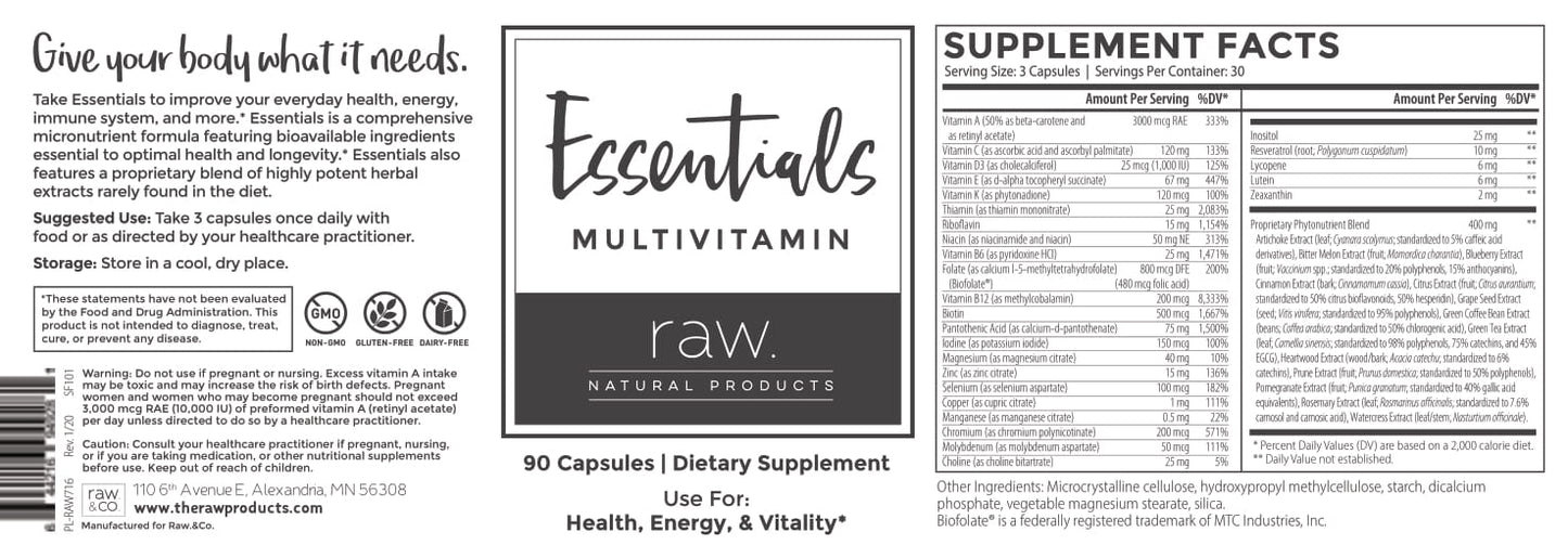 essentials multivitamin